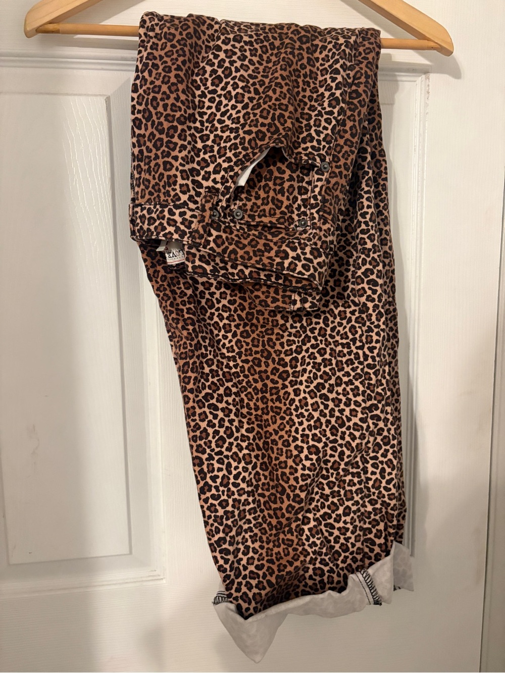 Leopard Print Women's Skirt - Brown Animal Print